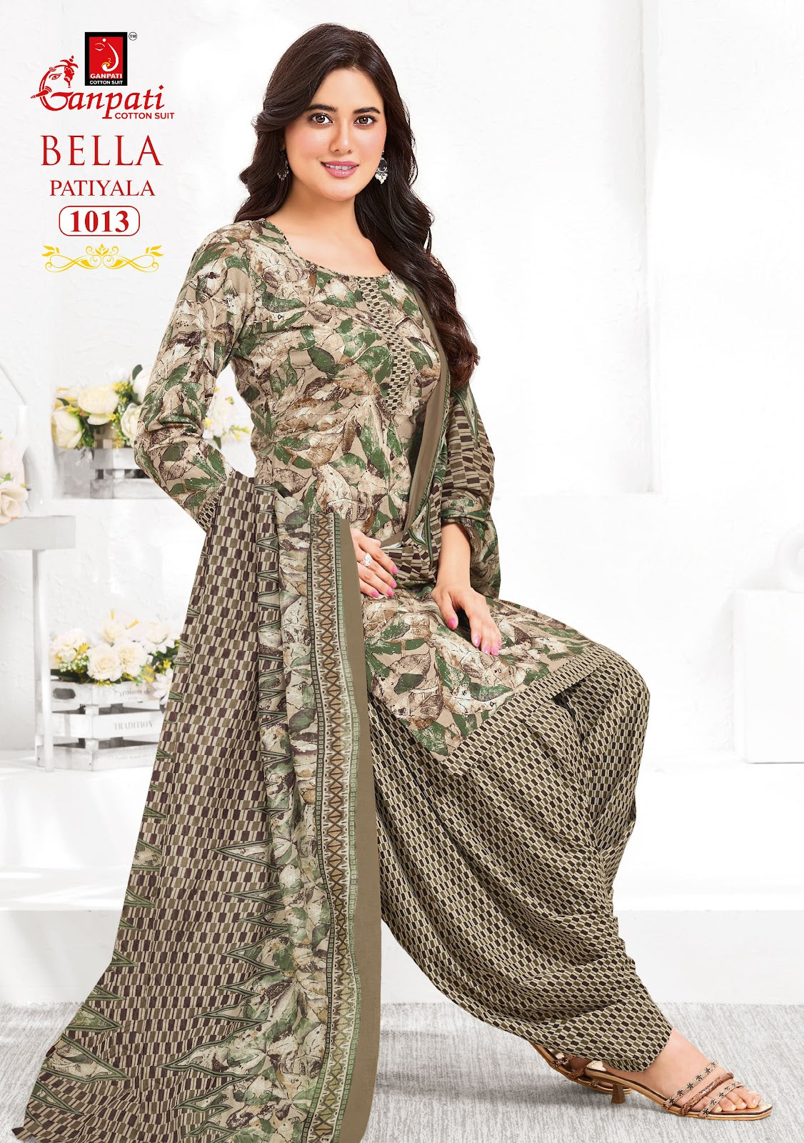 Bella Vol 10 Ganpati Readymade Cotton Patiyala Suits Exporter