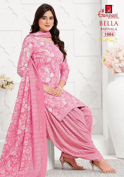 Bella Vol 10 Ganpati Readymade Cotton Patiyala Suits Exporter