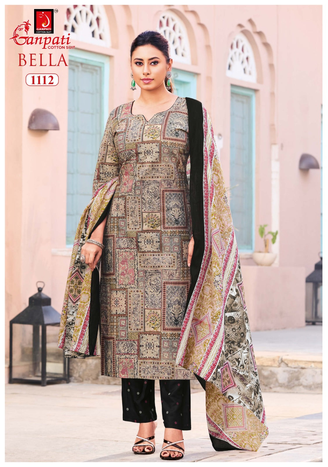 Bella Vol 11 Ganpati Cotton Dress Material Wholesaler Ahmedabad