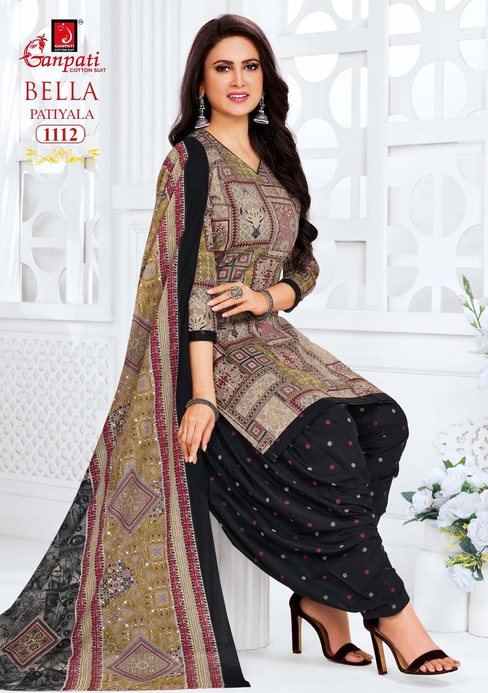 Bella Vol 11 Ganpati Readymade Cotton Patiyala Suits Exporter