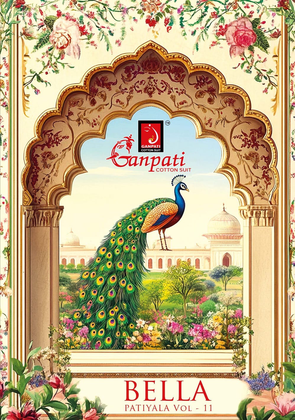 Bella Vol 11 Ganpati Readymade Cotton Patiyala Suits Exporter