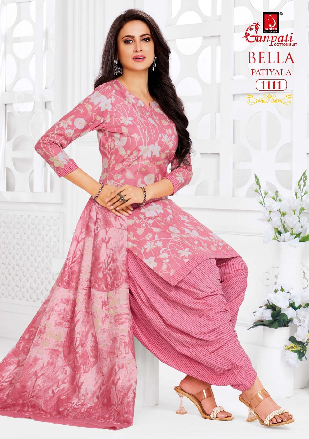 Bella Vol 11 Ganpati Readymade Cotton Patiyala Suits Exporter