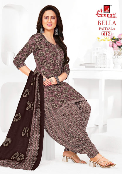 Bella Vol 6 Ganpati Cotton Readymade Patiyala Suits Supplier India