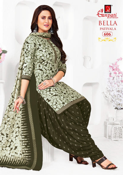 Bella Vol 6 Ganpati Cotton Readymade Patiyala Suits Supplier India