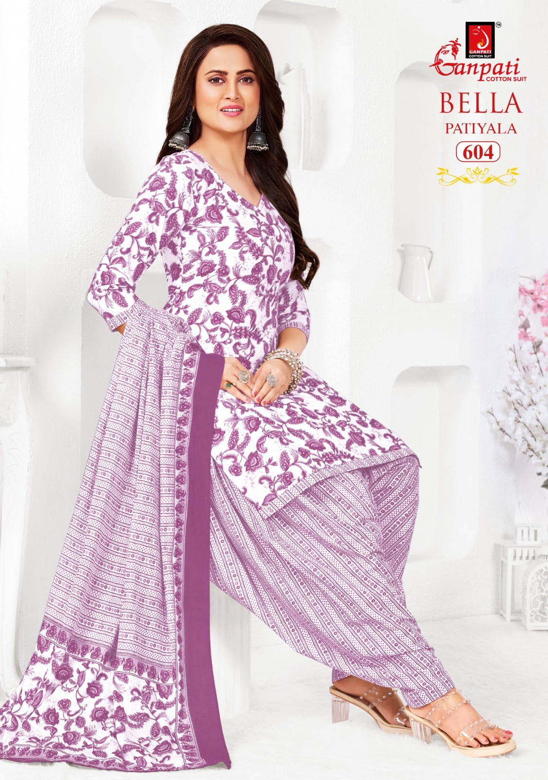 Bella Vol 6 Ganpati Cotton Readymade Patiyala Suits Supplier India