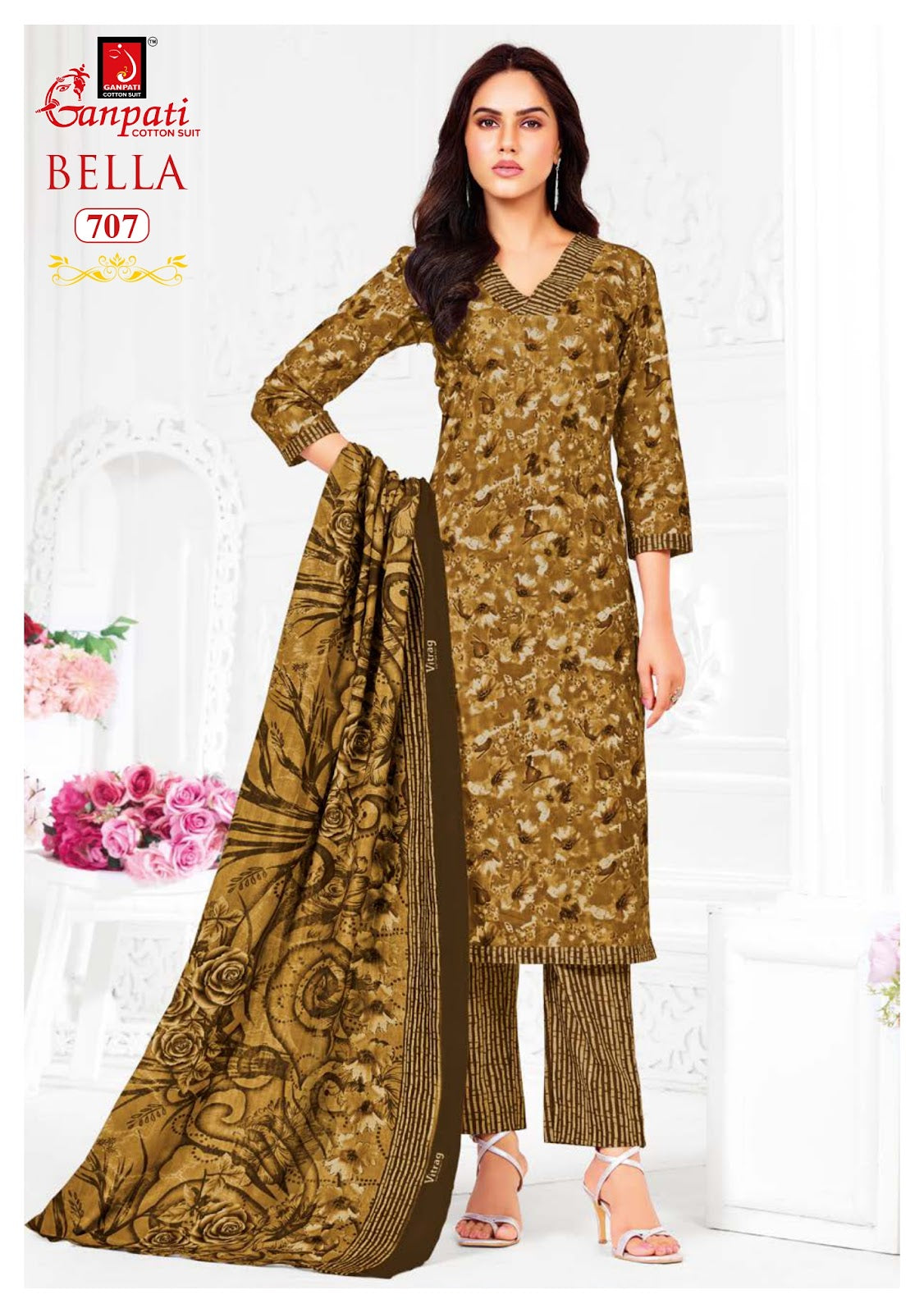 Bella Vol 7 Pant Ganpati Cotton Salwar Suits Manufacturer Gujarat