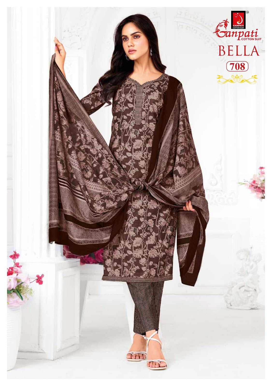Bella Vol 7 Pant Ganpati Cotton Salwar Suits Manufacturer Gujarat