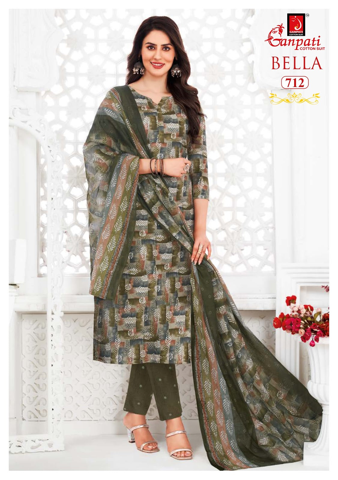 Bella Vol 7 Pant Ganpati Cotton Salwar Suits Manufacturer Gujarat