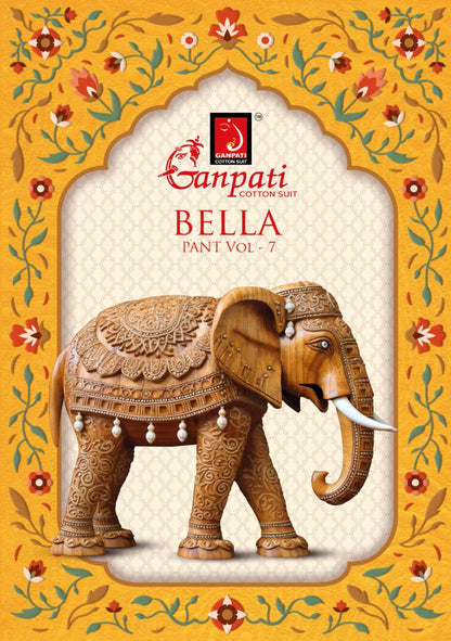 Bella Vol 7 Pant Ganpati Cotton Salwar Suits Manufacturer Gujarat