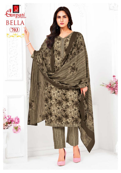 Bella Vol 7 Pant Ganpati Cotton Salwar Suits Manufacturer Gujarat