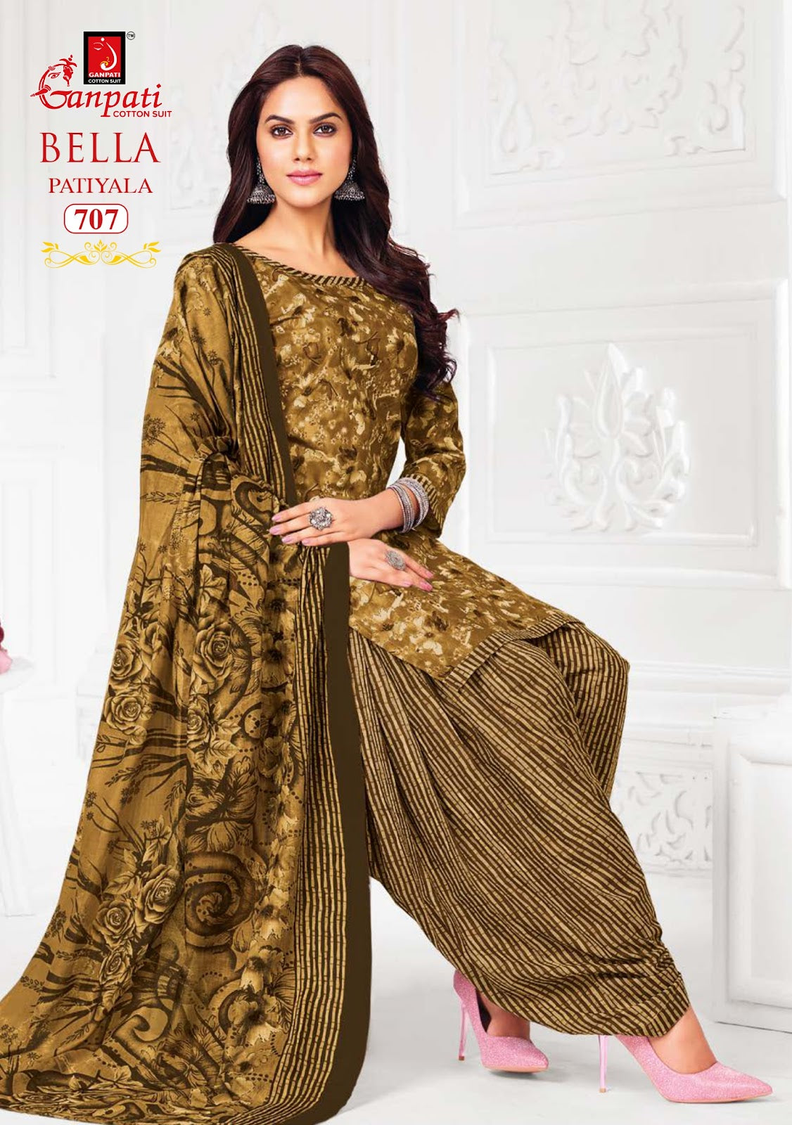 Bella Vol 7 Patiyala Ganpati Cotton Salwar Suits Wholesale Price
