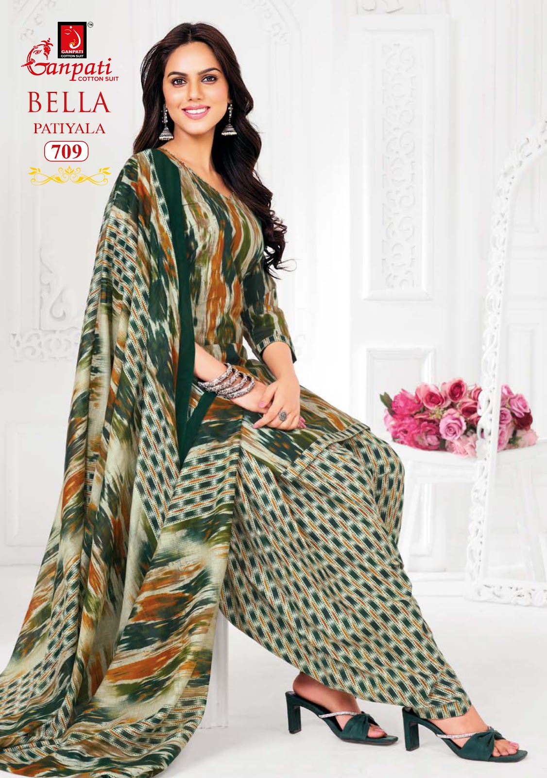 Bella Vol 7 Patiyala Ganpati Cotton Salwar Suits Wholesale Price