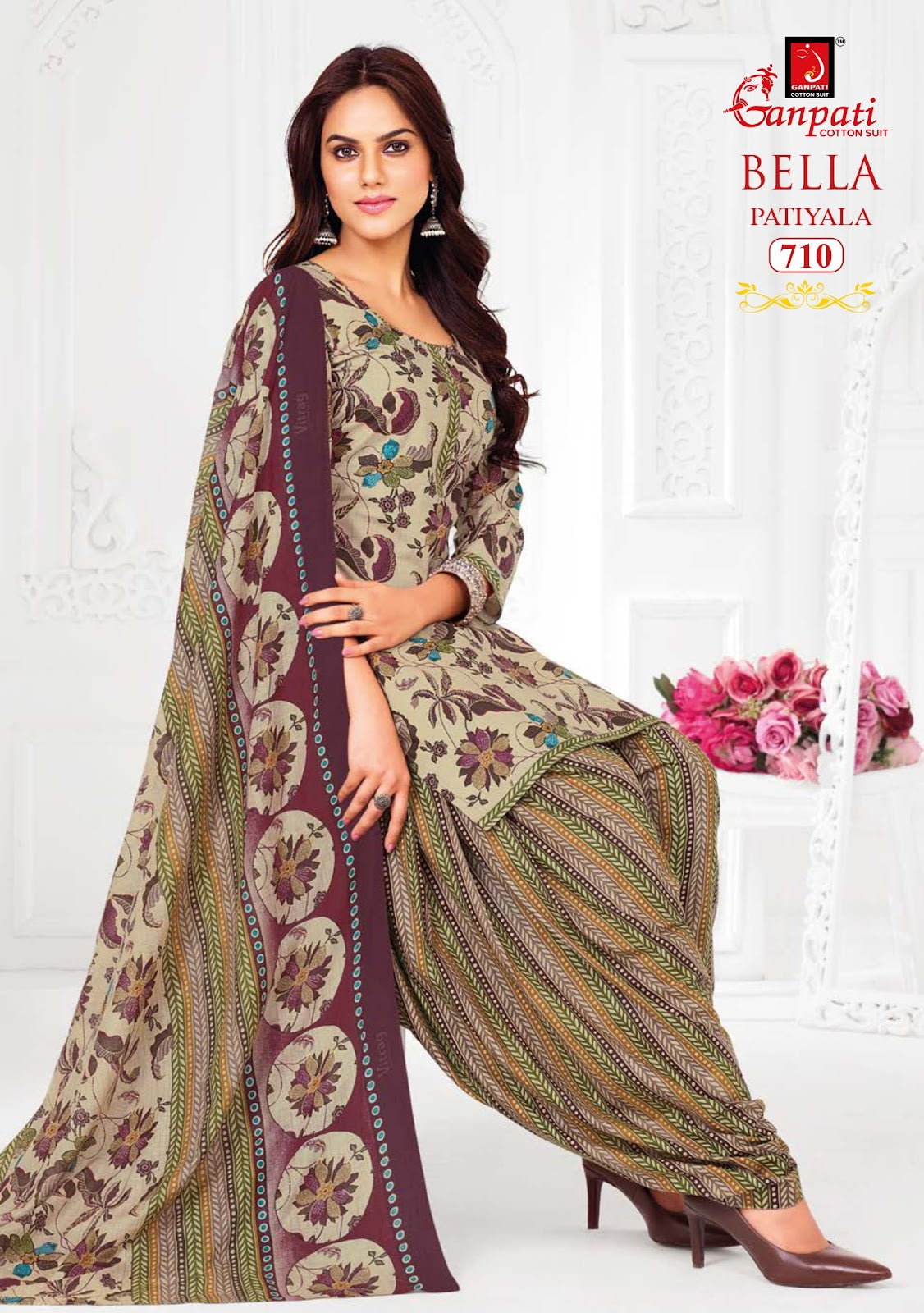 Bella Vol 7 Patiyala Ganpati Cotton Salwar Suits Wholesale Price