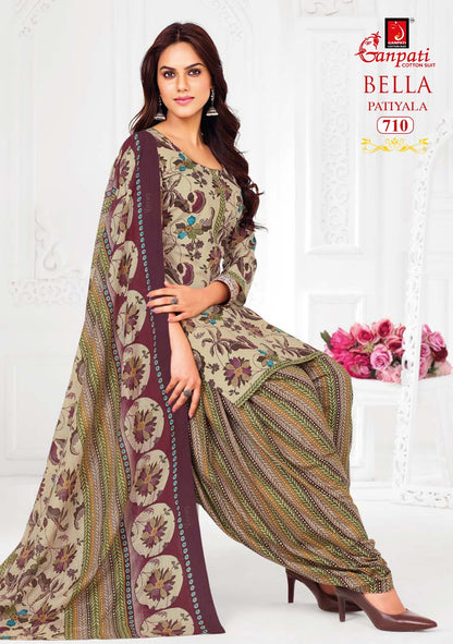 Bella Vol 7 Patiyala Ganpati Cotton Salwar Suits Wholesale Price