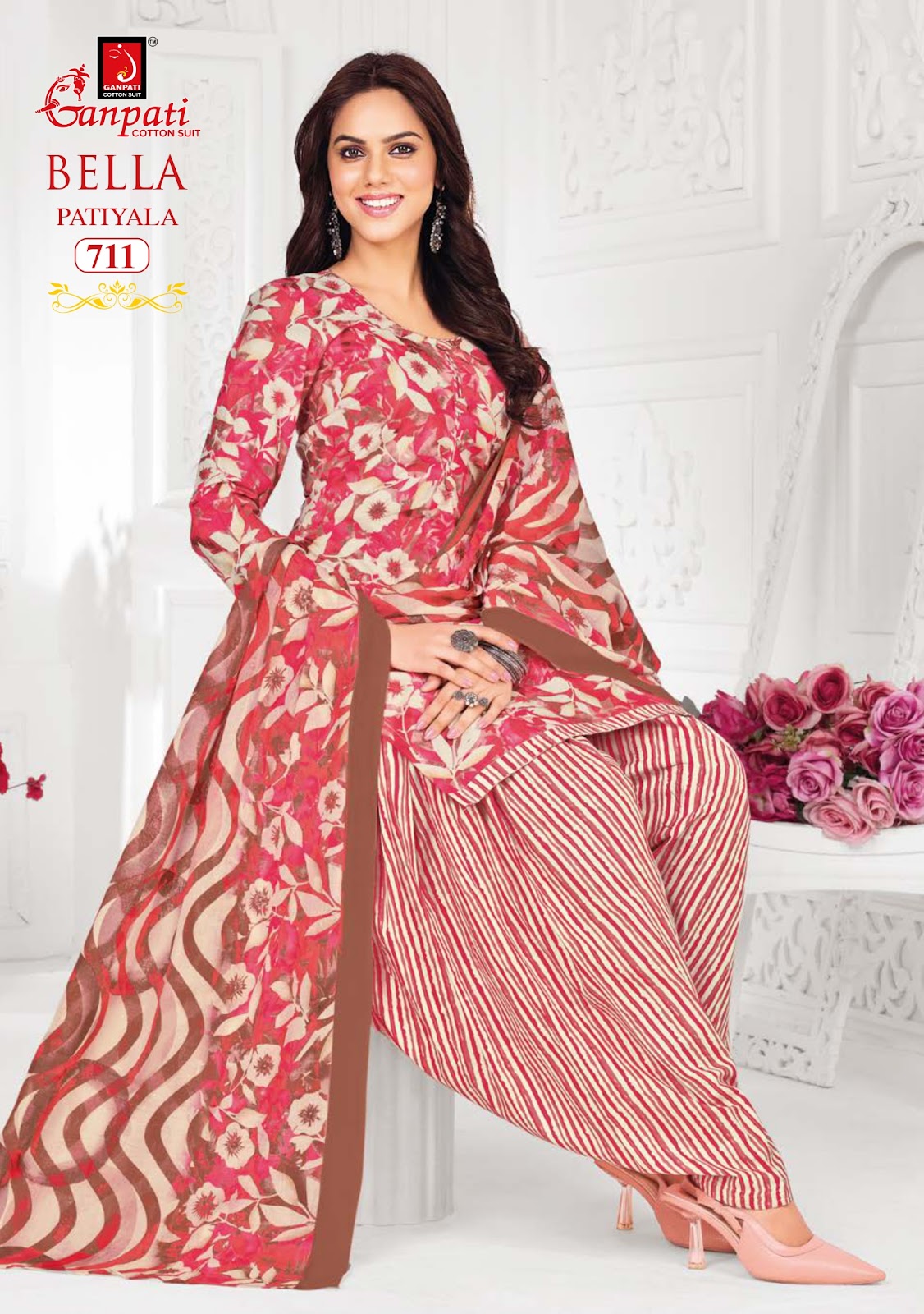 Bella Vol 7 Patiyala Ganpati Cotton Salwar Suits Wholesale Price