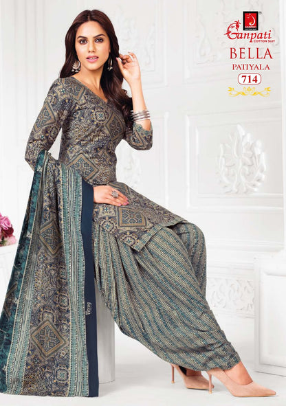 Bella Vol 7 Patiyala Ganpati Cotton Salwar Suits Wholesale Price