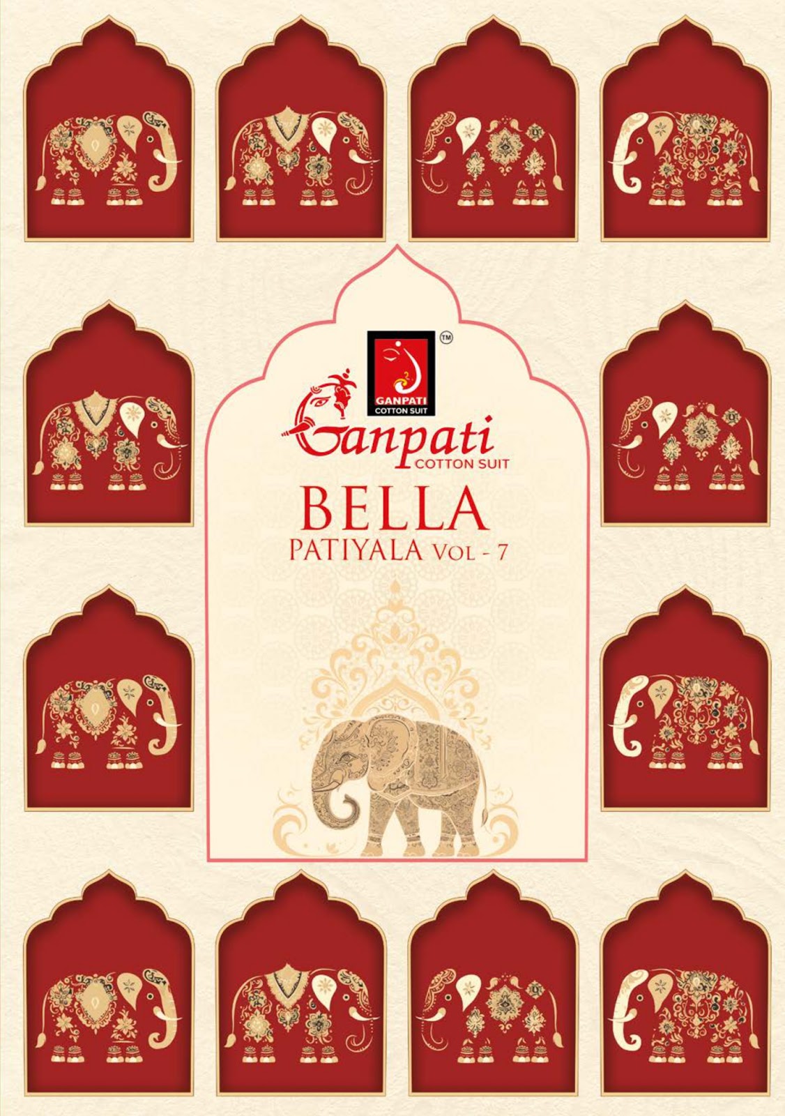 Bella Vol 7 Patiyala Ganpati Cotton Salwar Suits Wholesale Price