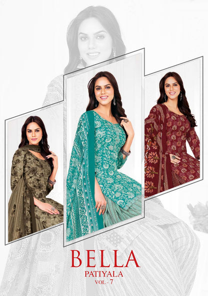 Bella Vol 7 Patiyala Ganpati Cotton Salwar Suits Wholesale Price