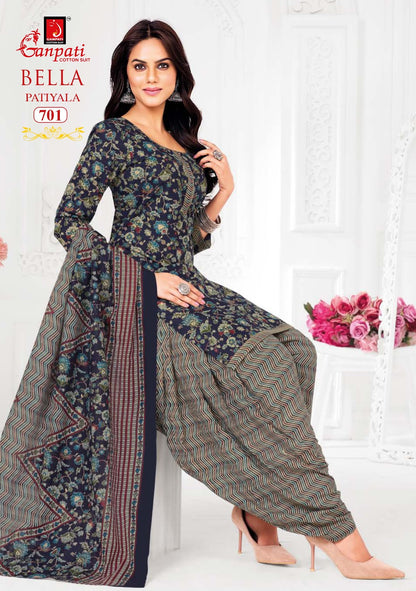 Bella Vol 7 Patiyala Ganpati Cotton Salwar Suits Wholesale Price