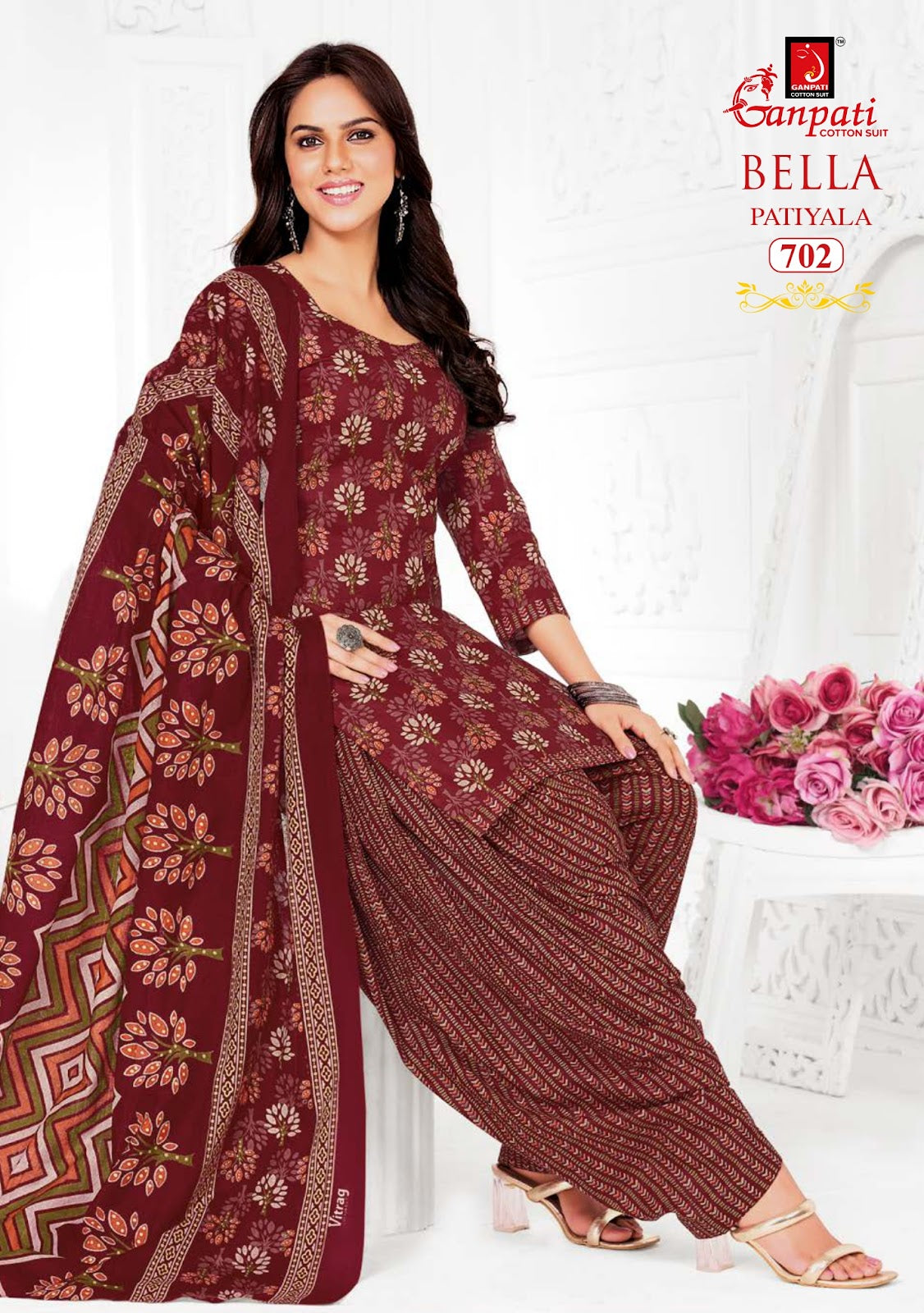 Bella Vol 7 Patiyala Ganpati Cotton Salwar Suits Wholesale Price