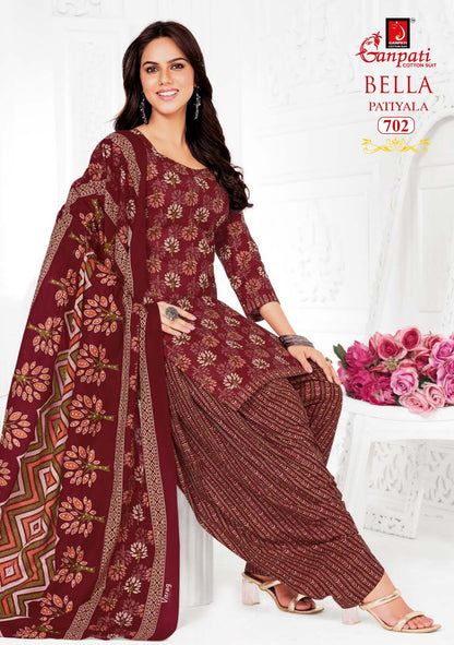 Bella Vol 7 Patiyala Ganpati Cotton Salwar Suits Wholesale Price