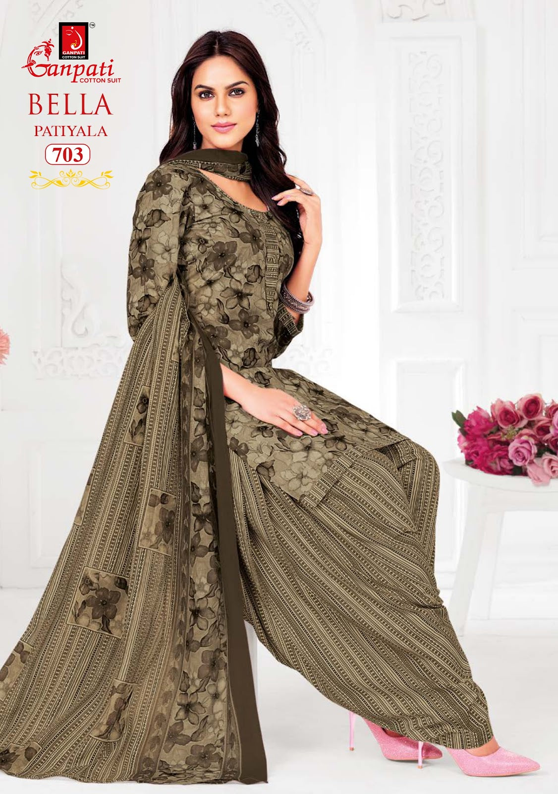 Bella Vol 7 Patiyala Ganpati Cotton Salwar Suits Wholesale Price