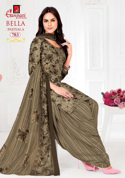 Bella Vol 7 Patiyala Ganpati Cotton Salwar Suits Wholesale Price