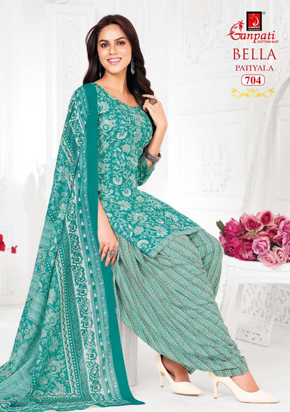 Bella Vol 7 Patiyala Ganpati Cotton Salwar Suits Wholesale Price