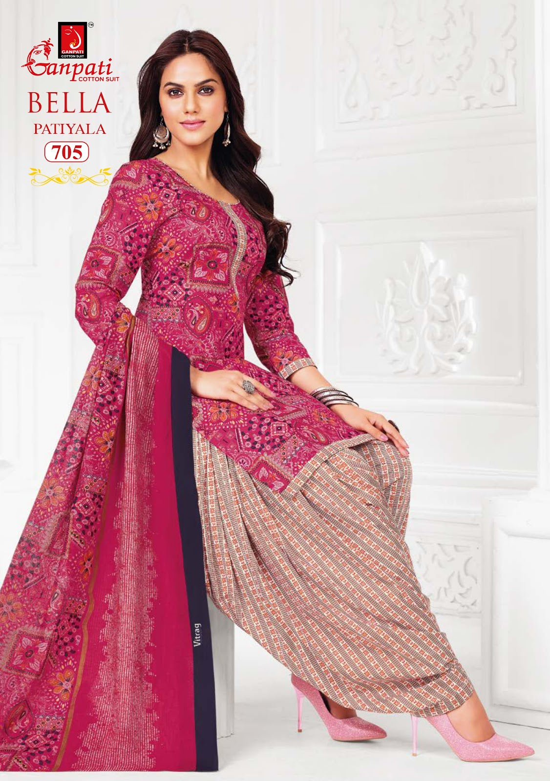 Bella Vol 7 Patiyala Ganpati Cotton Salwar Suits Wholesale Price