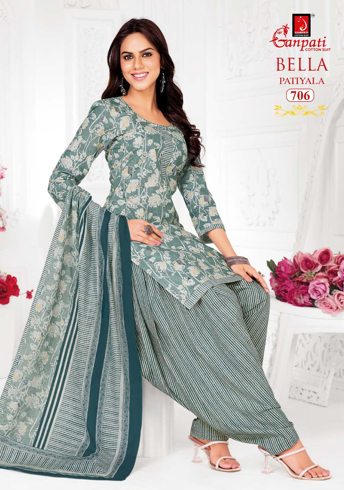 Bella Vol 7 Patiyala Ganpati Cotton Salwar Suits Wholesale Price