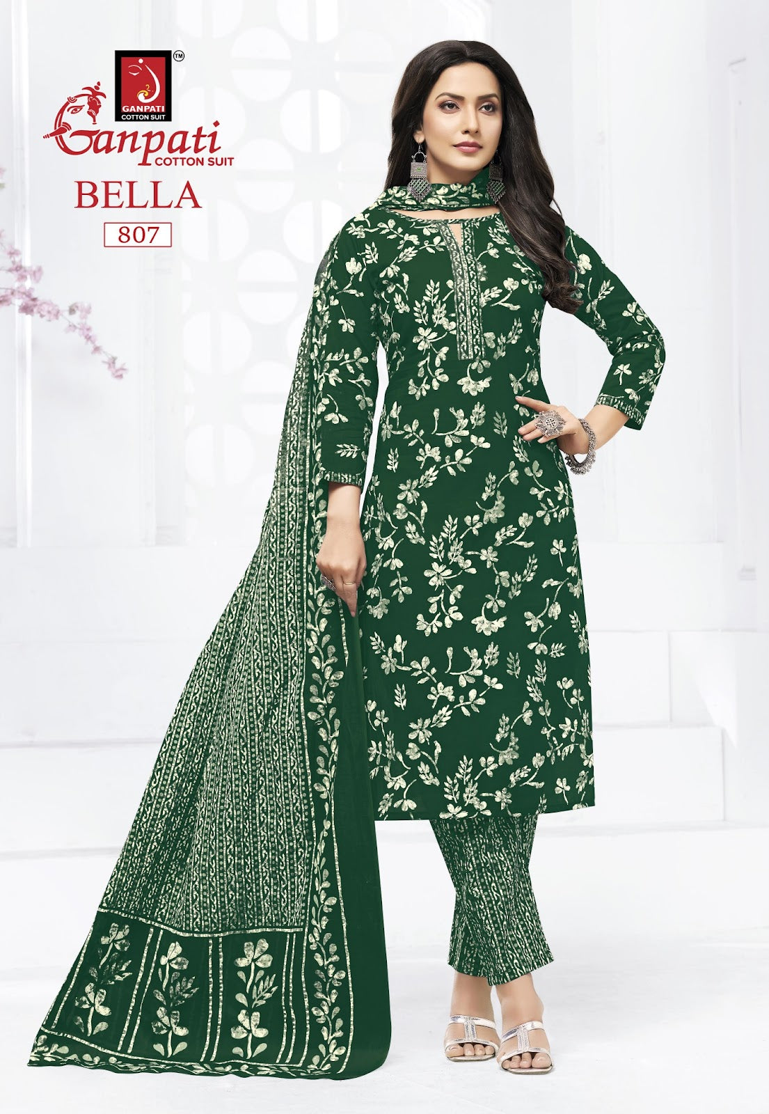 Bella Vol 8 Pant Ganpati Cotton Readymade Suits Wholesale Rate