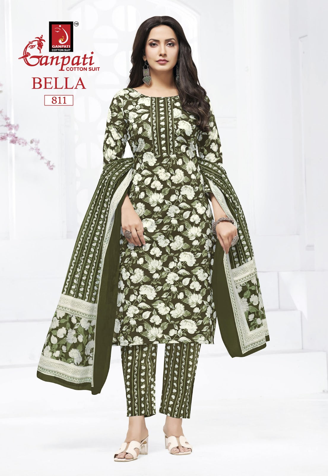 Bella Vol 8 Pant Ganpati Cotton Readymade Suits Wholesale Rate