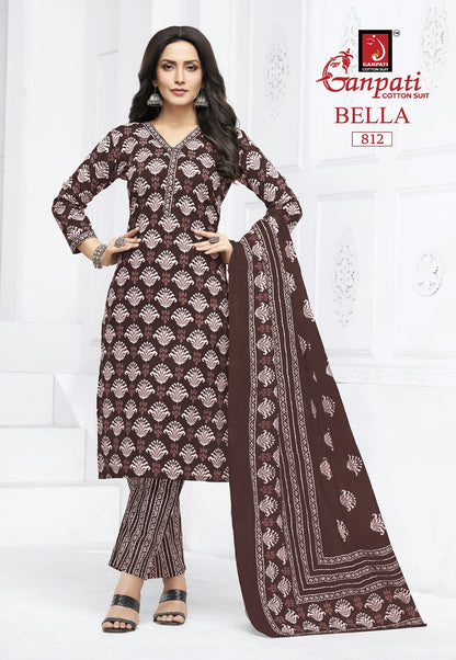 Bella Vol 8 Pant Ganpati Cotton Readymade Suits Wholesale Rate