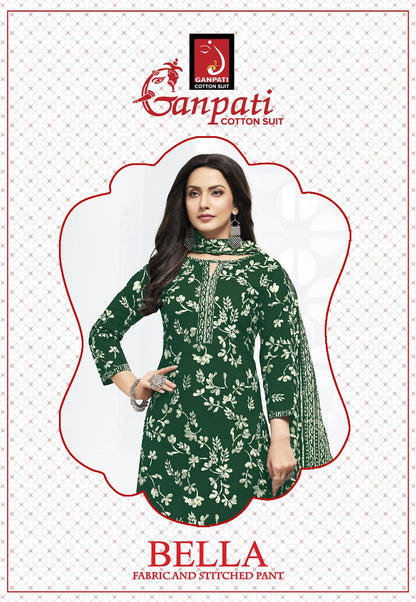 Bella Vol 8 Pant Ganpati Cotton Readymade Suits Wholesale Rate