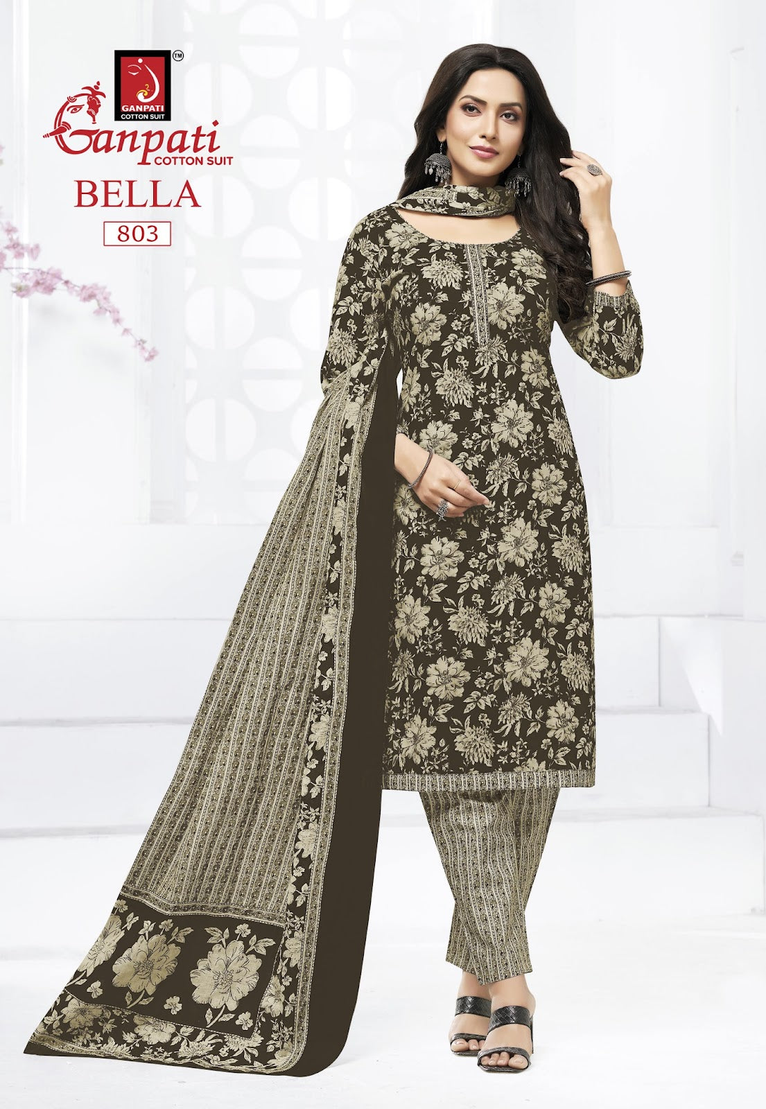Bella Vol 8 Pant Ganpati Cotton Readymade Suits Wholesale Rate