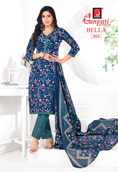 Bella Vol 8 Pant Ganpati Cotton Readymade Suits Wholesale Rate