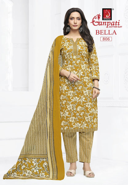 Bella Vol 8 Pant Ganpati Cotton Readymade Suits Wholesale Rate