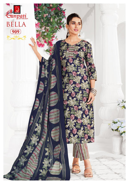 Bella Vol 9 Ganpati Cotton Pant Style Suits Wholesale