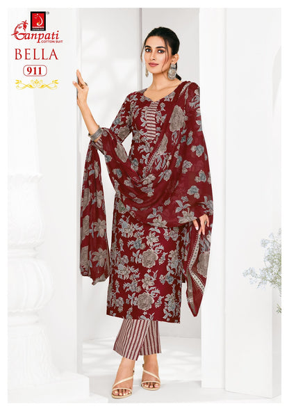 Bella Vol 9 Ganpati Cotton Pant Style Suits Wholesale
