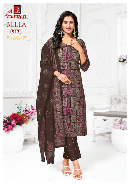 Bella Vol 9 Ganpati Cotton Pant Style Suits Wholesale