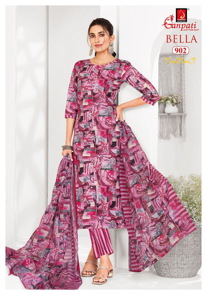 Bella Vol 9 Ganpati Cotton Pant Style Suits Wholesale