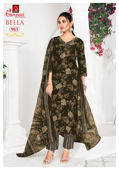 Bella Vol 9 Ganpati Cotton Pant Style Suits Wholesale