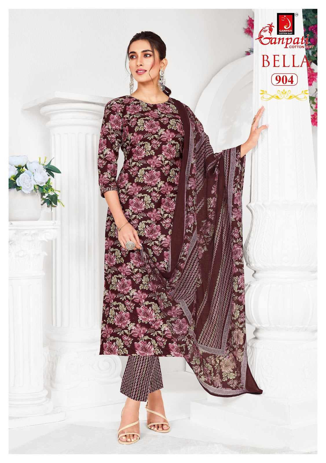 Bella Vol 9 Ganpati Cotton Pant Style Suits Wholesale