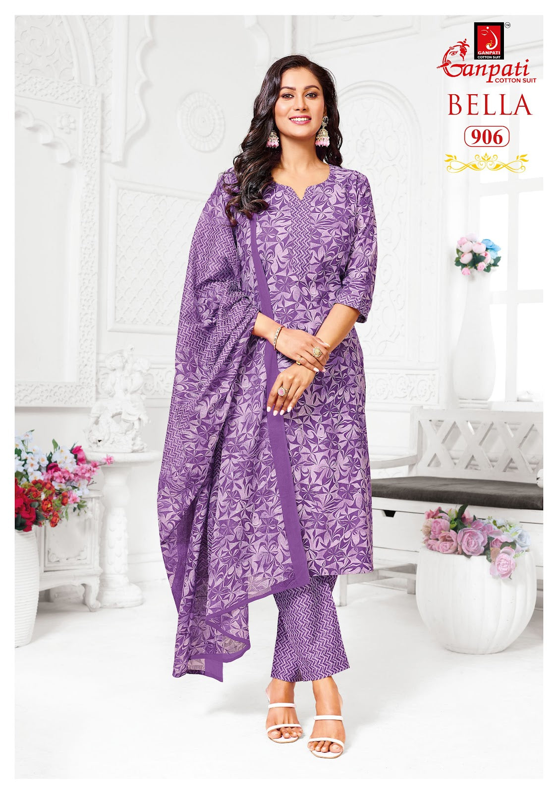 Bella Vol 9 Ganpati Cotton Pant Style Suits Wholesale