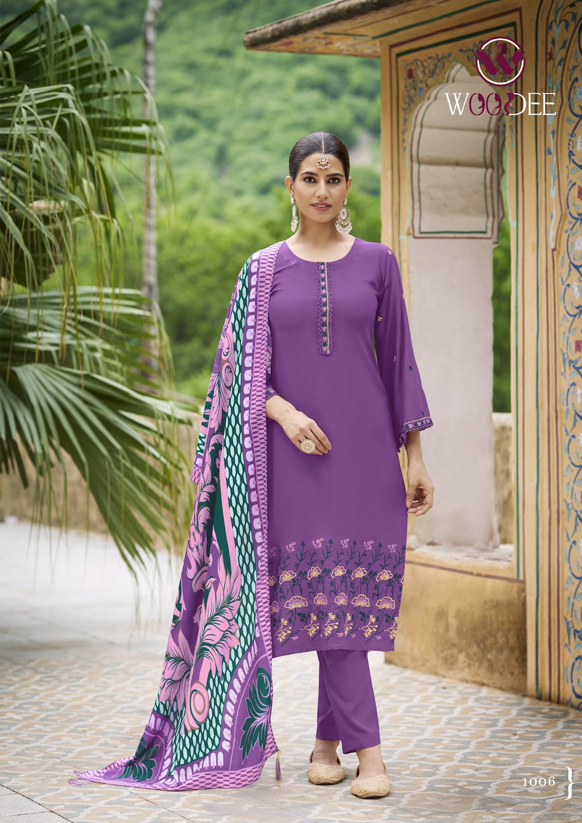 Bella Woodee Rayon Readymade Pant Style Suits Exporter Gujarat