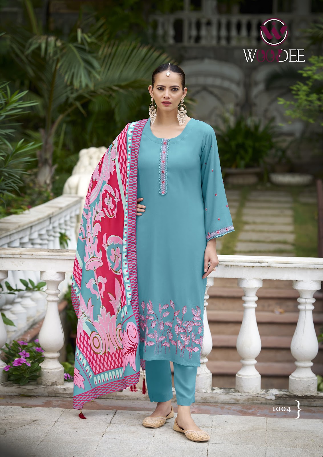 Bella Woodee Rayon Readymade Pant Style Suits Exporter Gujarat