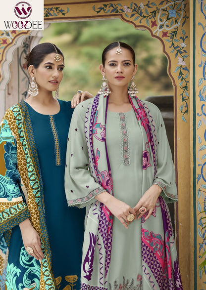 Bella Woodee Rayon Readymade Pant Style Suits Exporter Gujarat