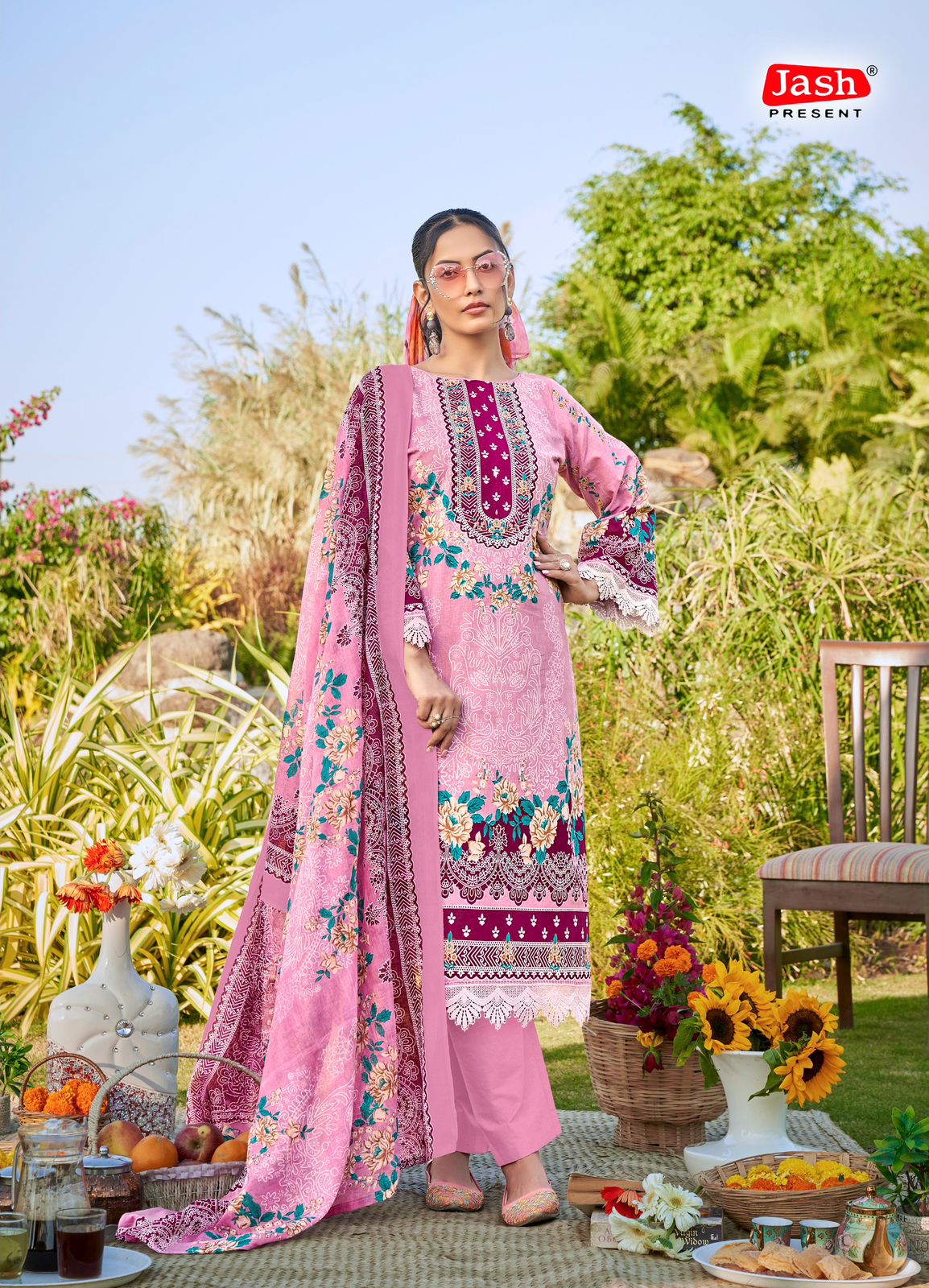 Bellisha Vol 10 Jash Cotton Karachi Salwar Suits Exporter Ahmedabad