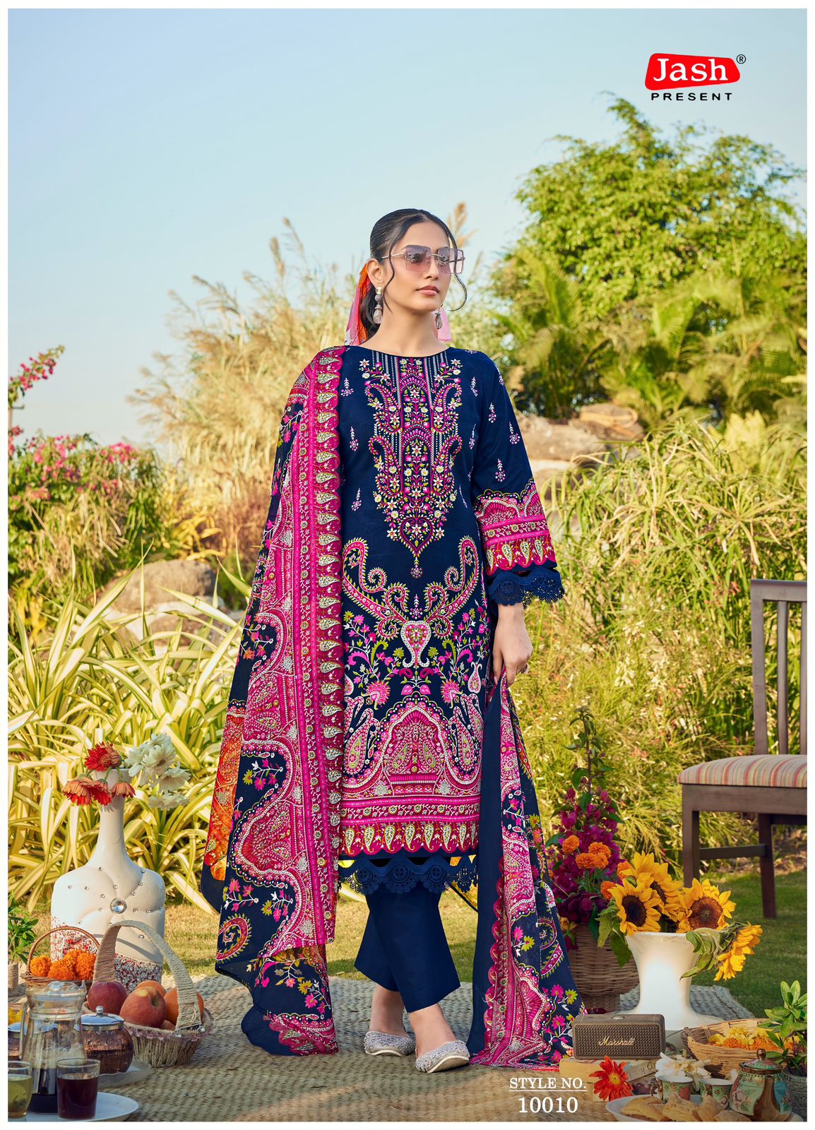 Bellisha Vol 10 Jash Cotton Karachi Salwar Suits Exporter Ahmedabad
