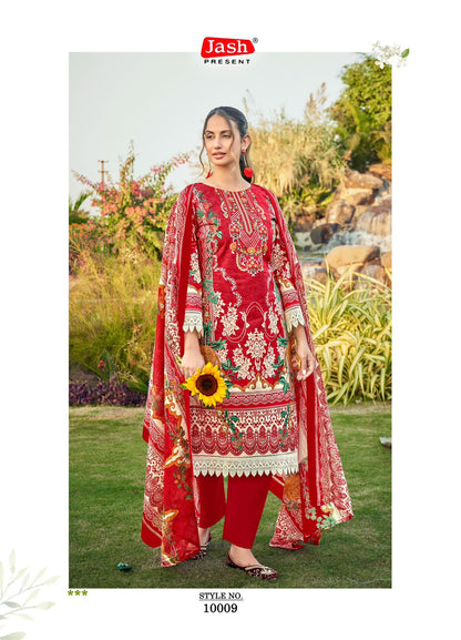 Bellisha Vol 10 Jash Cotton Karachi Salwar Suits Exporter Ahmedabad